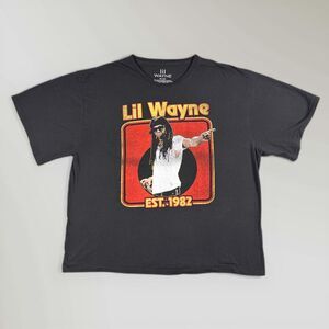 Lil Wayne Graphic T-Shirt Black Hip-Hop Music The Carter Est. 1982 Size 2X
